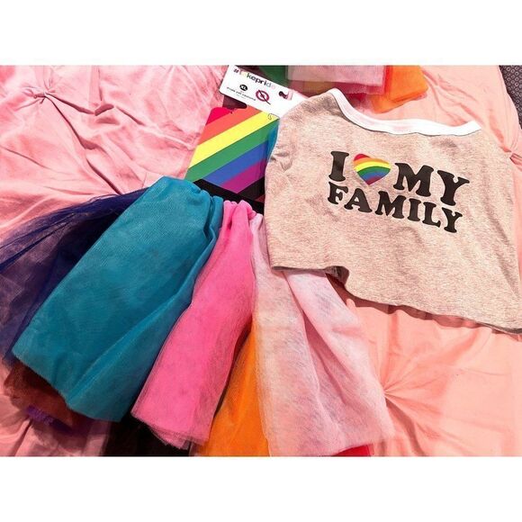 Pride Pet Costume-NWT-Size XL-Tee &‎ Tutu Dogs/Cats-LGBTQ+ - Picture 5 of 7